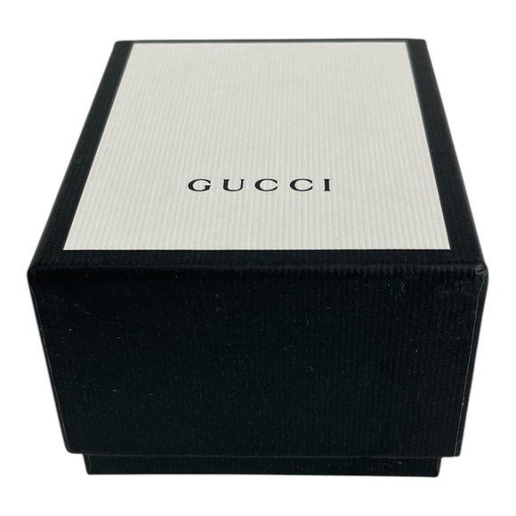 Authentic Empty GUCCI BOX Small Black White Accessories Box Jewelry Pendant Box - Picture 3 of 5